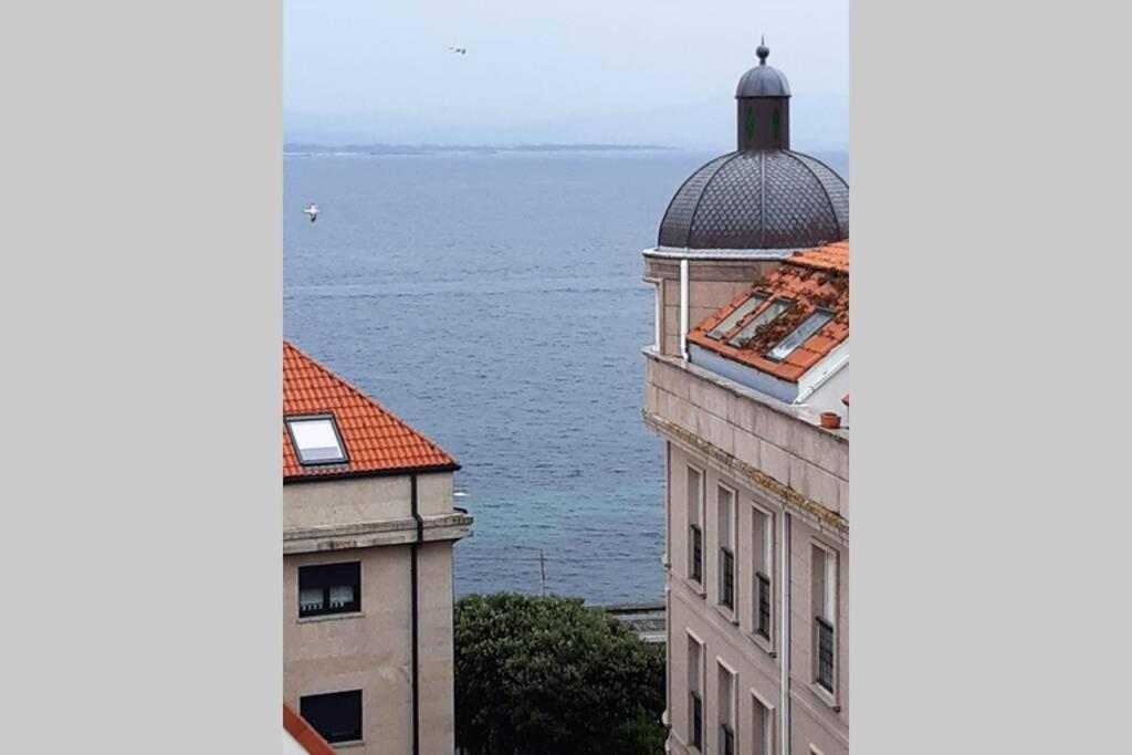 Apartamento Con Vistas Al Mar Y Playa Enfrente Ribeira Kültér fotó